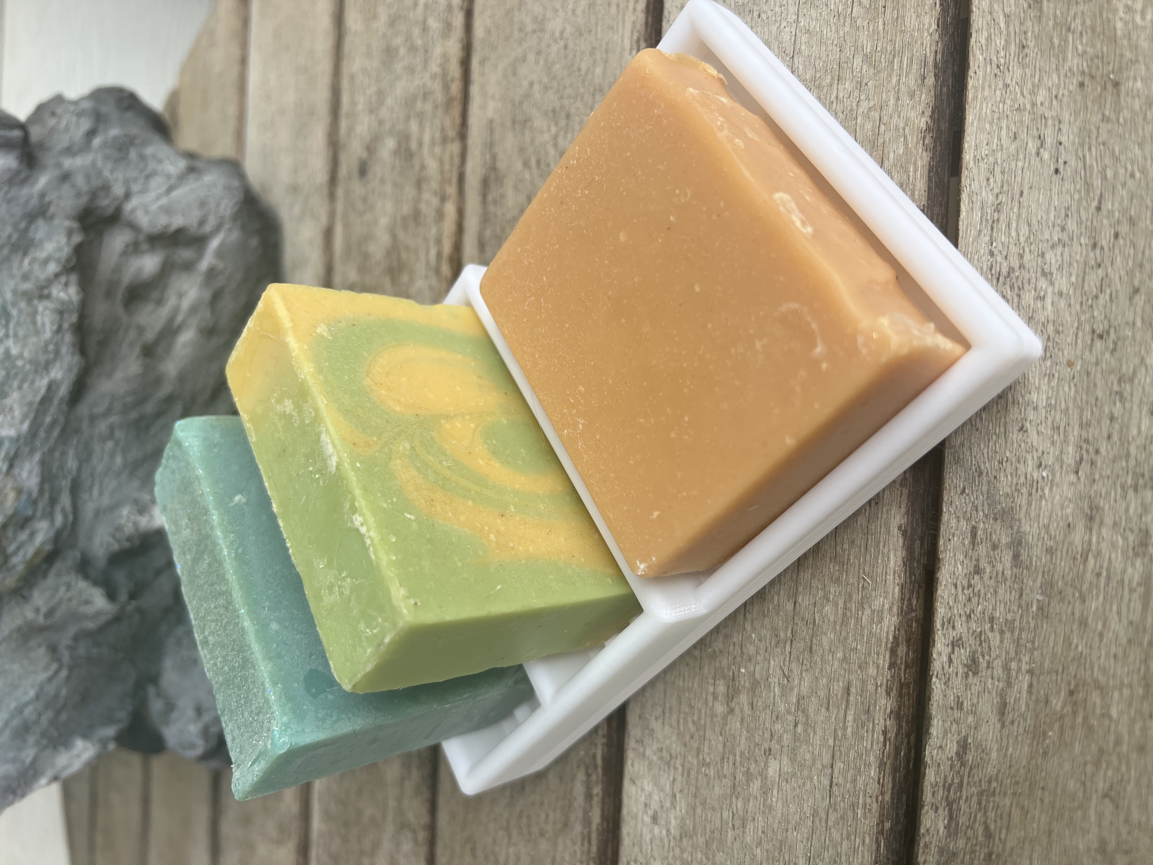 2Plus1 Soap Dish (Tan)